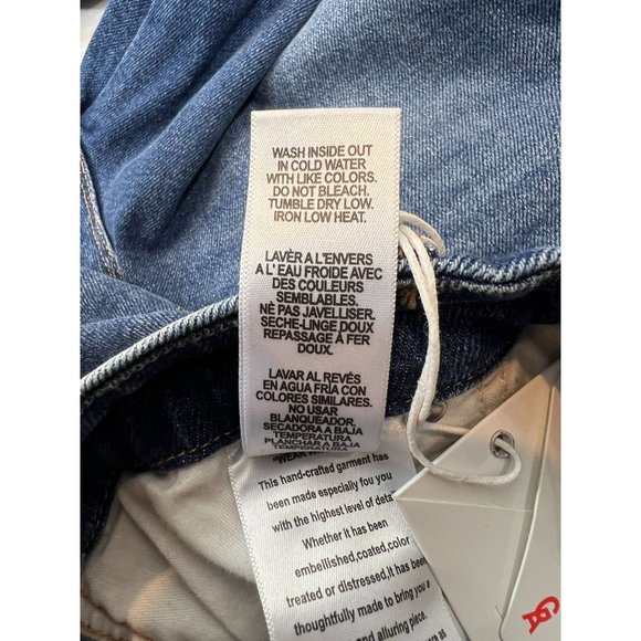 NWT Good American Good Curve Denim Jeans Flared Medium Wash Size 14/32 - Picture 7 of 11